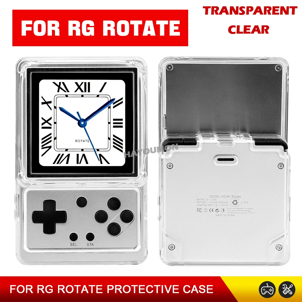 Gaming Console Anbernic - For ANBERNIC RG Rorate Console Transparent
