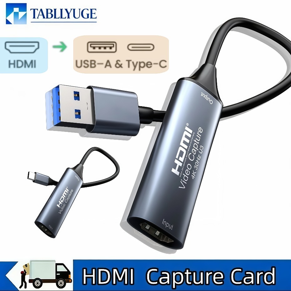 Gaming Console For Pc - USB-C 2.0/3.0 HDMI Video Capture Card