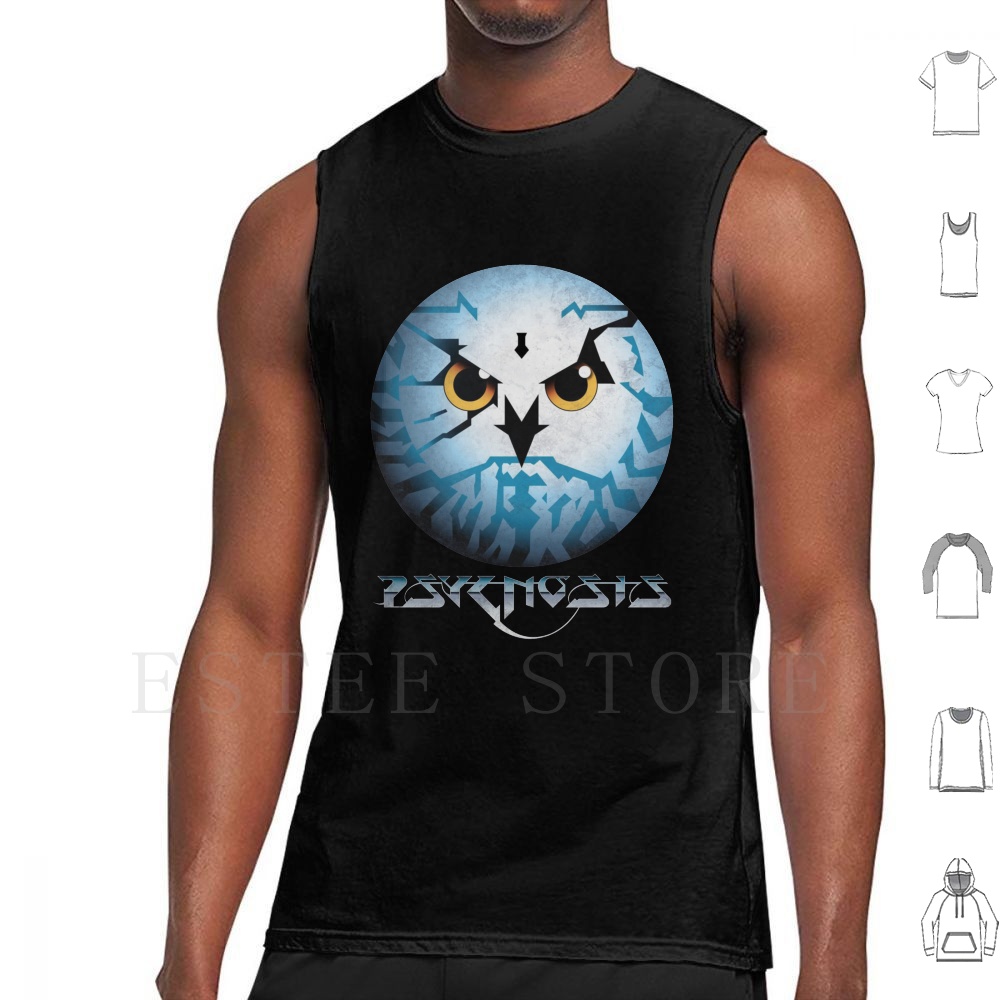 Gaming Console Logo - Psygnosis Vintage Logo Tank Tops Vest