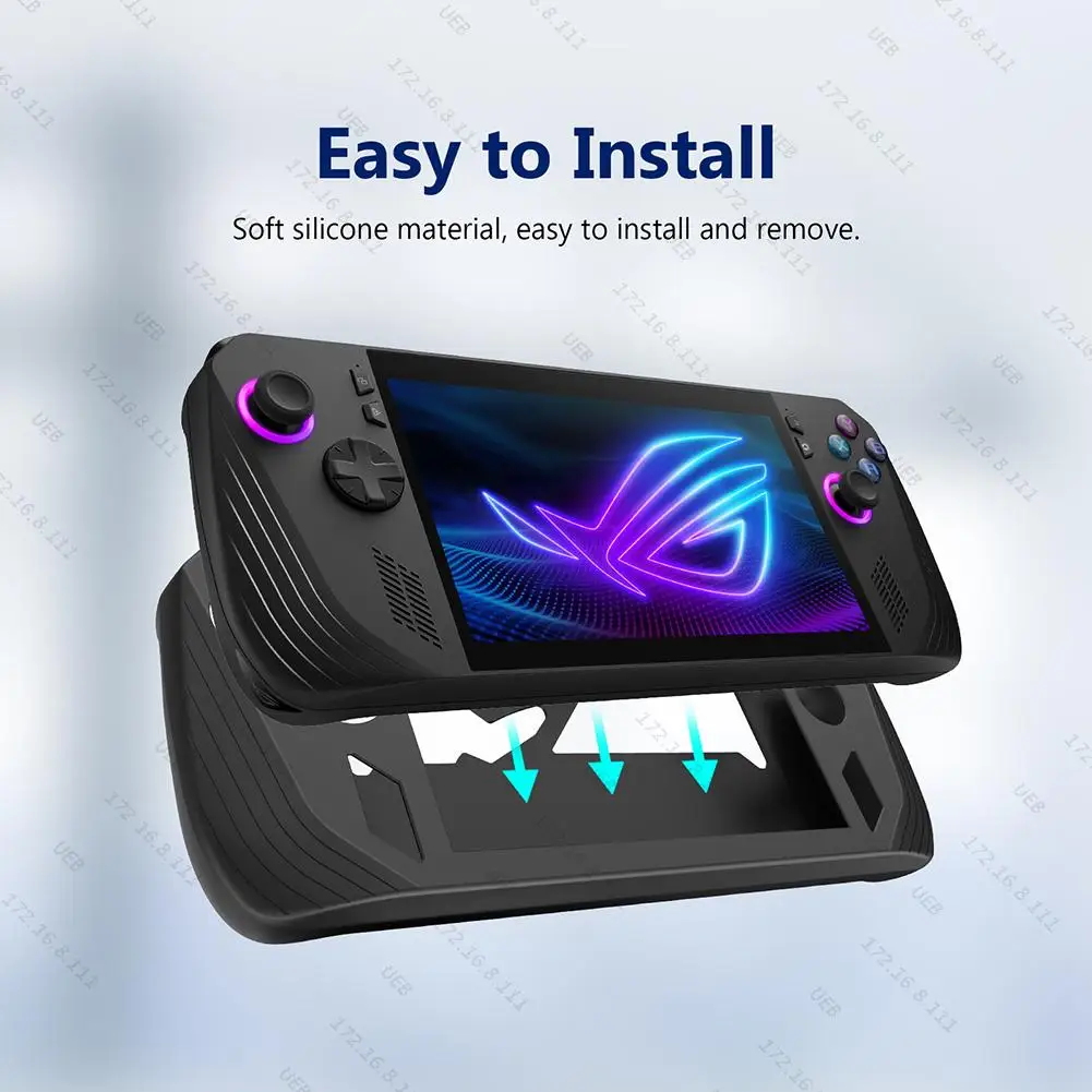 Gaming Console Rog - Silicone Protective Cover Shockproof Protector Sleeve