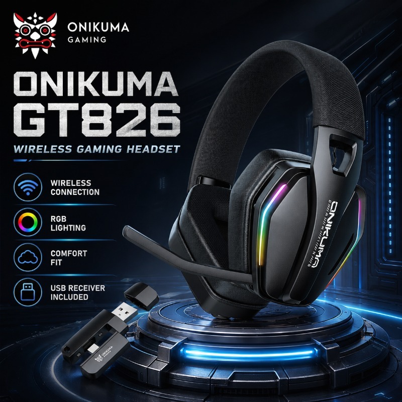 Gaming Console In Amazon - ONIKUMA GT826 Wireless Gaming Headset Bluetooth