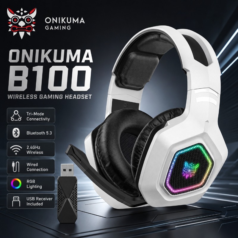 ONIKUMA B100 Wireless Gaming H - огляд і ціна Gaming Console In Amazon