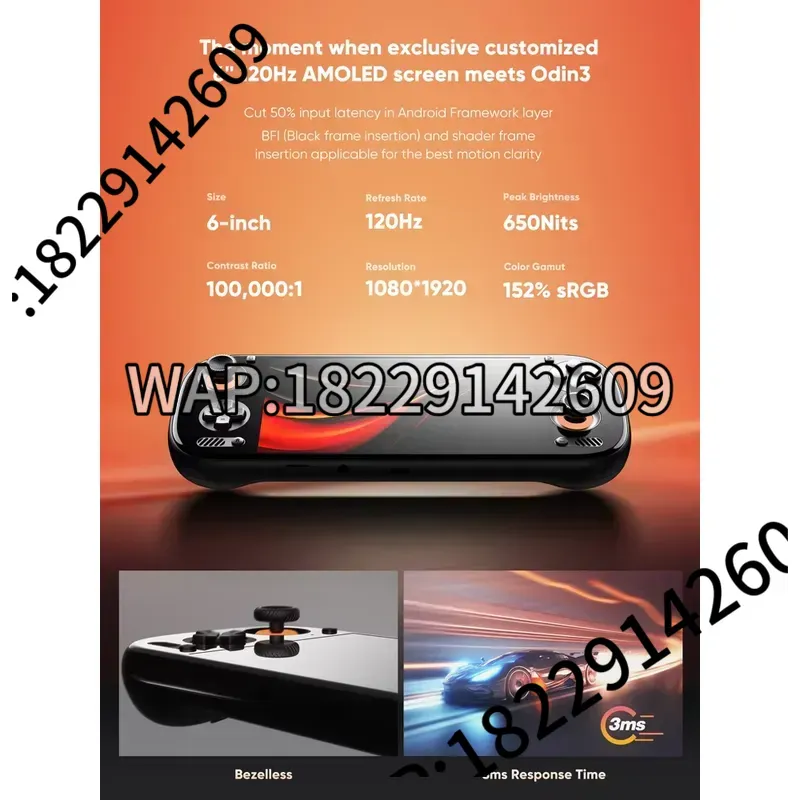 AYN Odin 3 Gaming Console Hand - огляд і ціна Gaming Console With