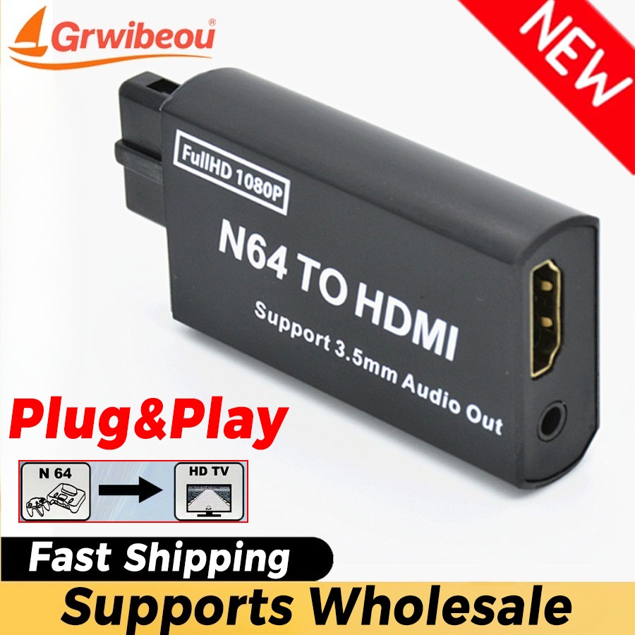 Grwibeou 1080P N64 To HDMI-com - огляд і ціна Gaming Console Nintendo