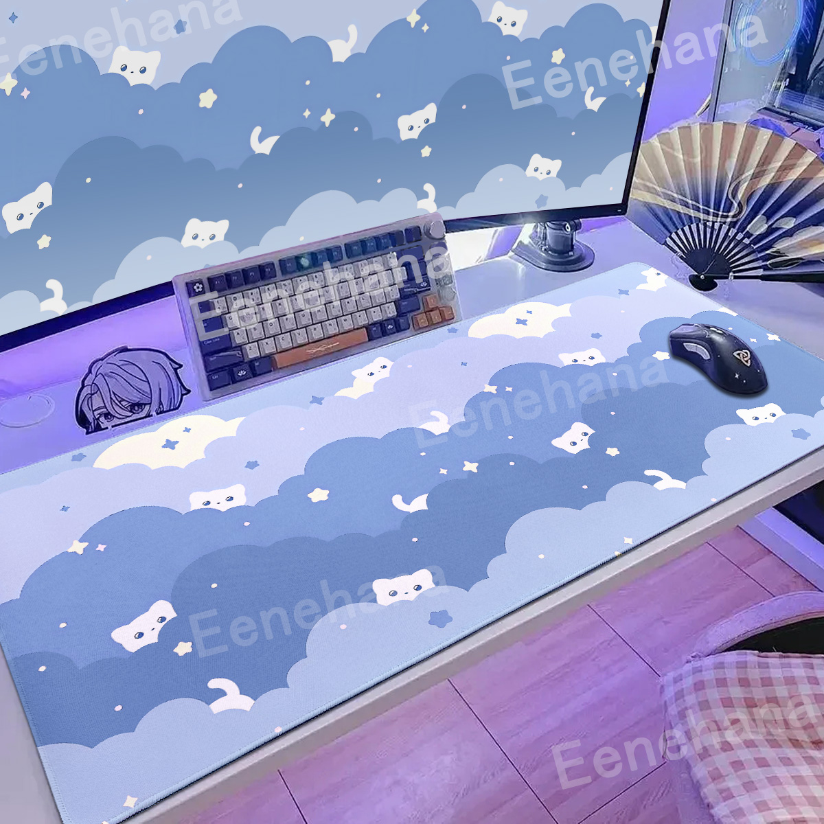 Xxl Art Clouds & Stars Pink Mo - огляд і ціна Gaming Console Cloud