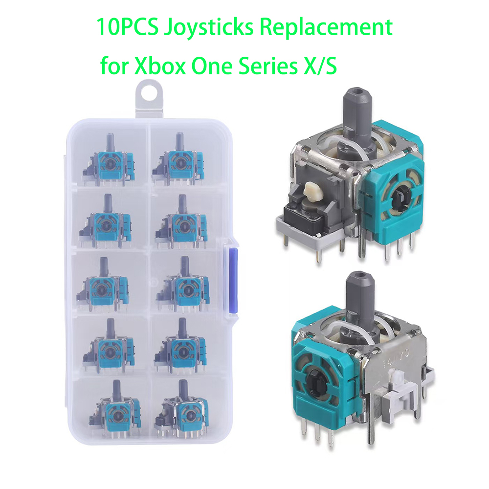 10pcs Replacement 3D Analog Jo - огляд і ціна Gaming Console Xbox