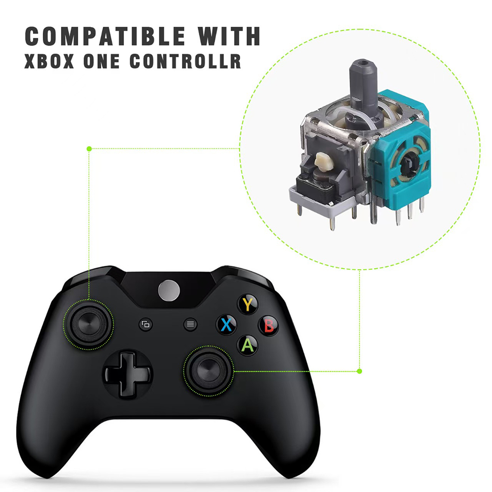10pcs Replacement 3D Analog Jo - огляд і ціна Gaming Console Xbox