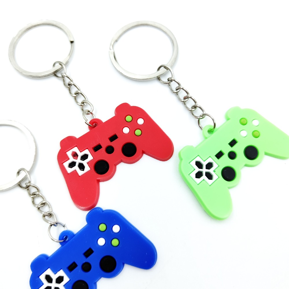 10PCS Creative Cute PVC GamePa - огляд і ціна Gaming Console Keychain