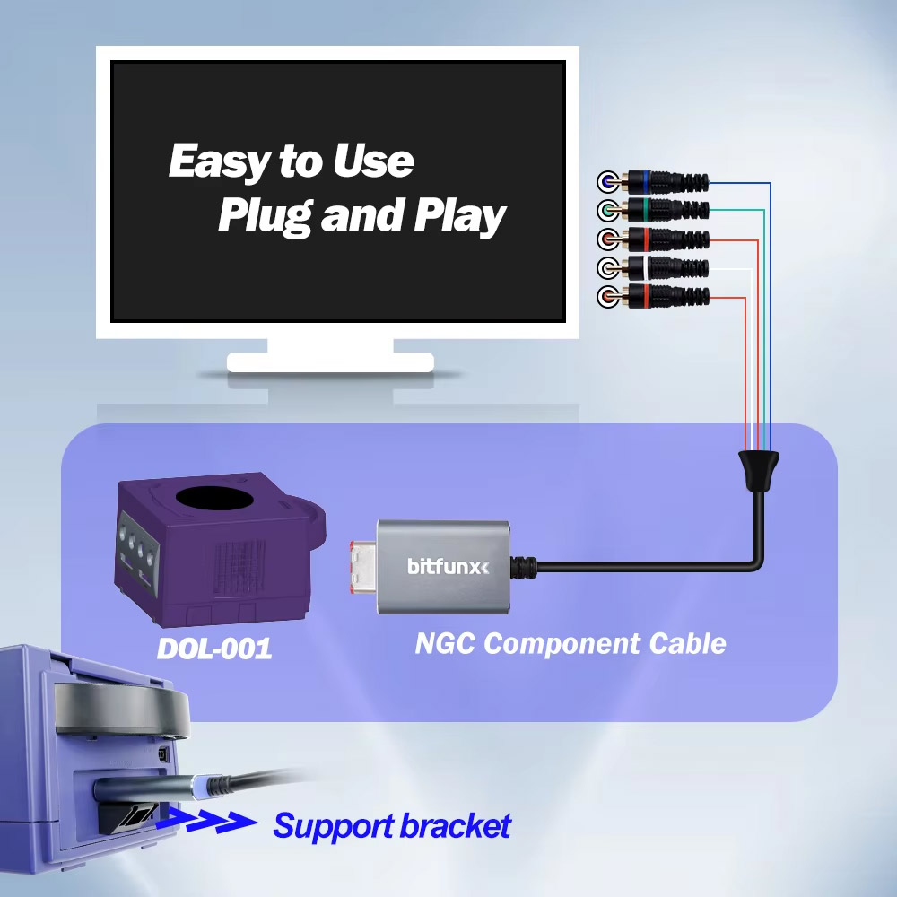 BitFunx 5RCA Audio Video YPbPr - огляд і ціна Gaming Console Nintendo