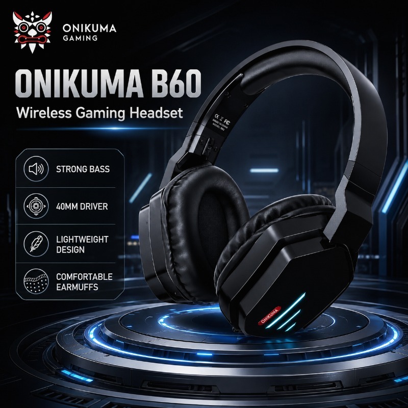 ONIKUMA B60 Wireless Gaming St - огляд і ціна Gaming Console In Amazon