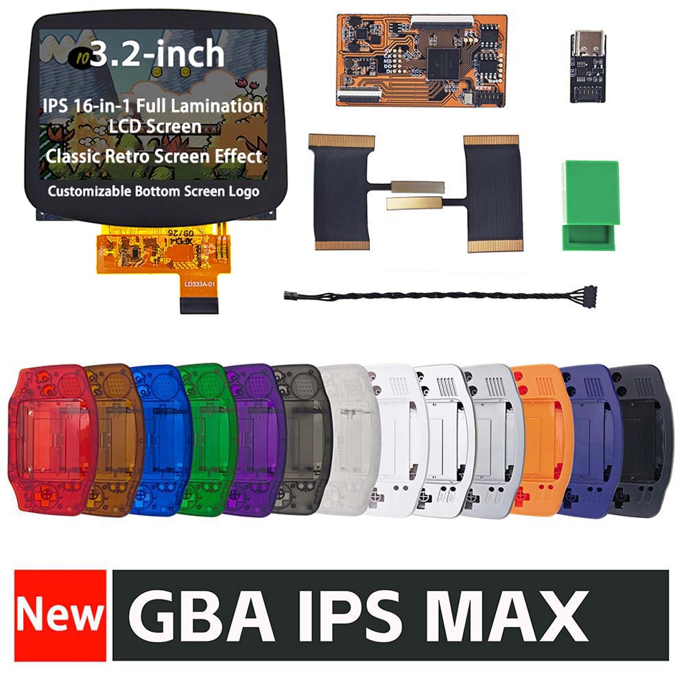 New 3.2-Inch IPS MAX Laminated - огляд і ціна Gaming Console Logo