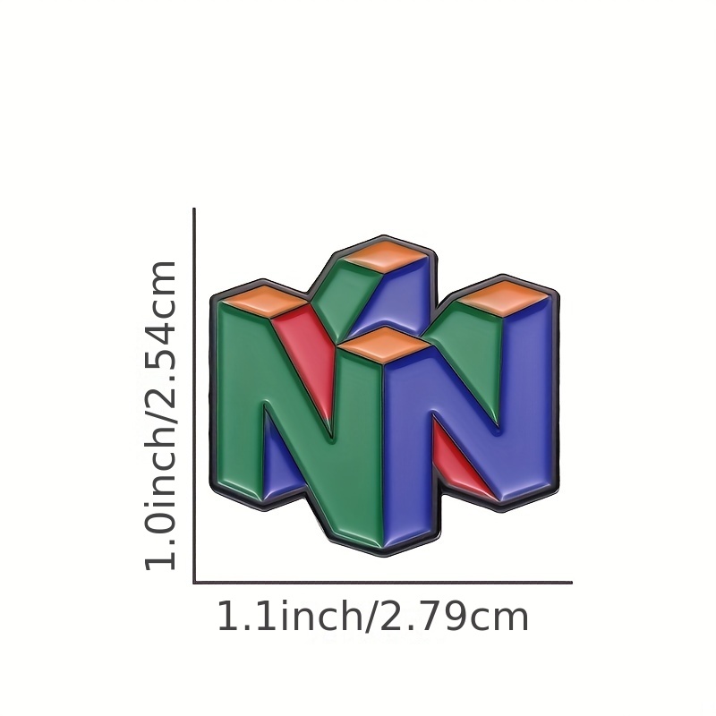 N64 Logo Gaming Enamel Pin – R - огляд і ціна Gaming Console Logo