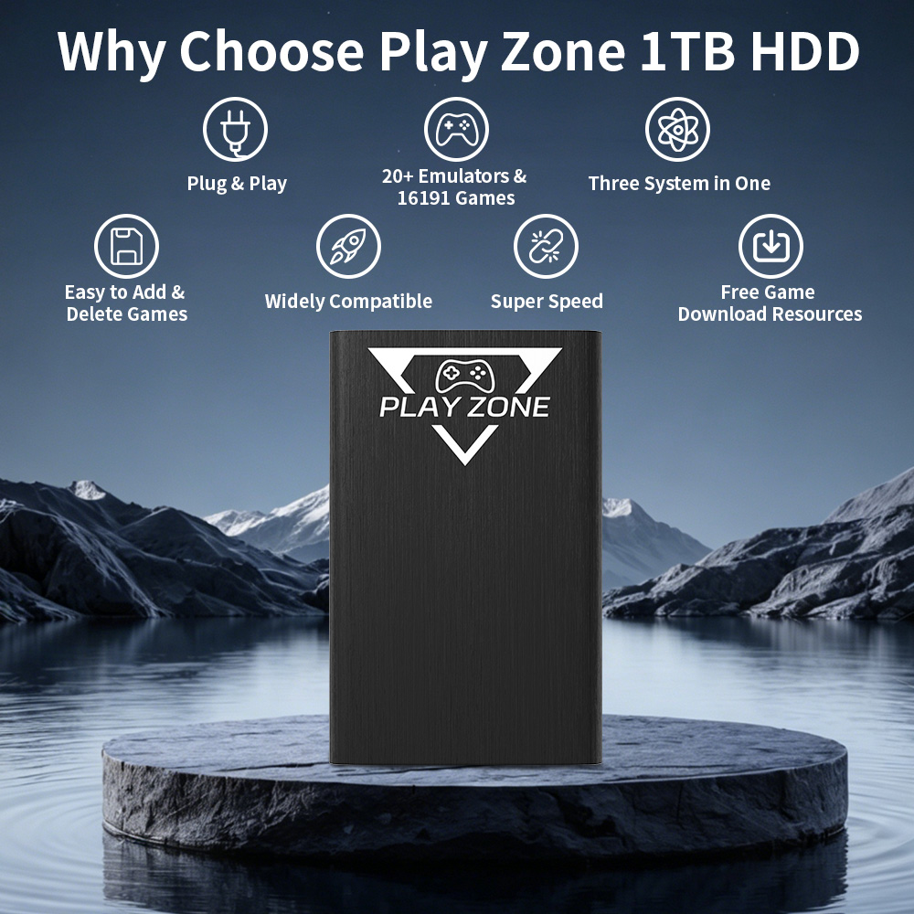 Play Zone 1TB Portable Gaming  - огляд і ціна Gaming Console Game Zone