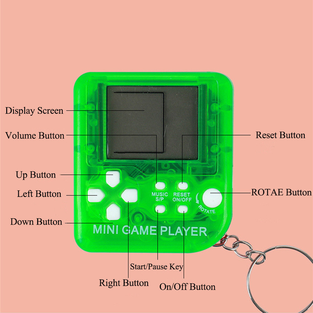 Mini Handheld Game Console Key - огляд і ціна Gaming Console Keychain