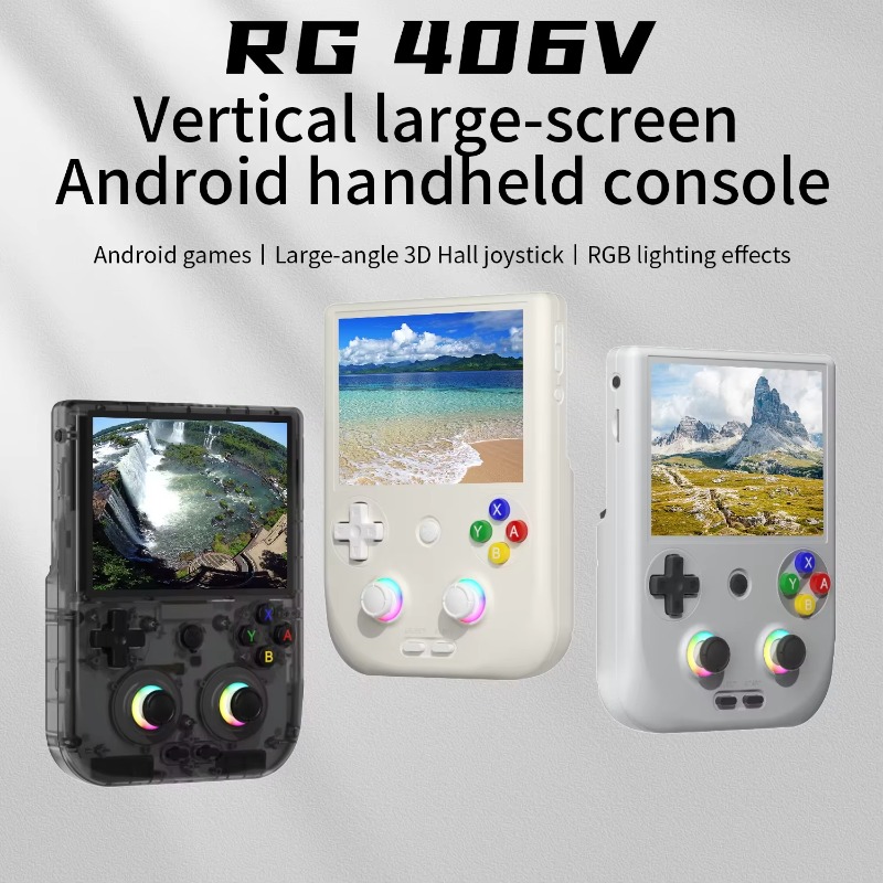 Yo RG406V Handheld Game Consol - огляд і ціна Gaming Console Handheld Android