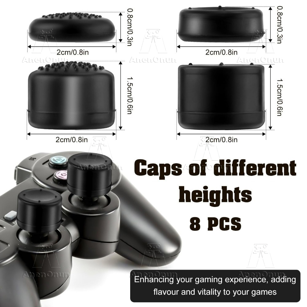 8PCS Thumb Grip Caps Controlle - огляд і ціна Gaming Console For Pc