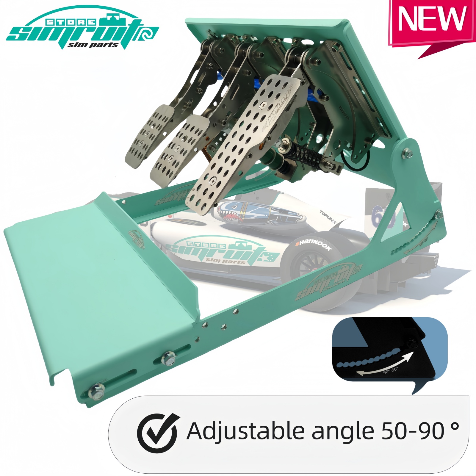 SimRuito Driving Simulator Ped - огляд і ціна Racing Pedal Set