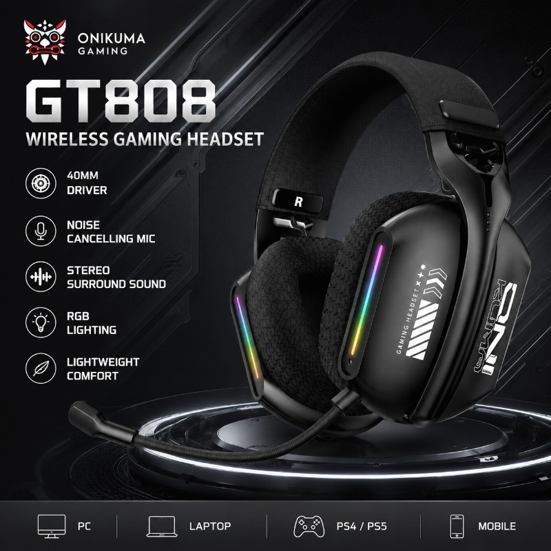 ONIKUMA GT808 Gaming Headset W - огляд і ціна Gaming Console In Amazon