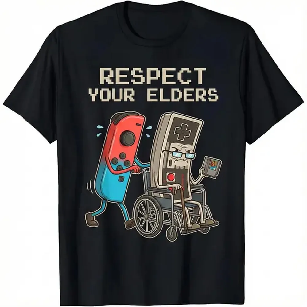 Funny Retro Gamer Graphic T-Sh - огляд і ціна Gaming Console Old School