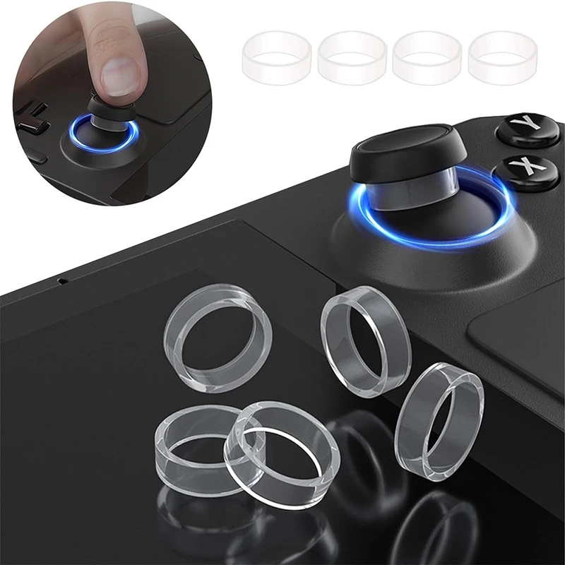 8Pcs Elastic Silicone Joystick - огляд і ціна Gaming Console Rog