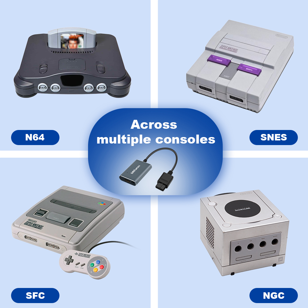 Bitfunx 720P HDMI™ Adapter S-v - огляд і ціна Gaming Console Nintendo